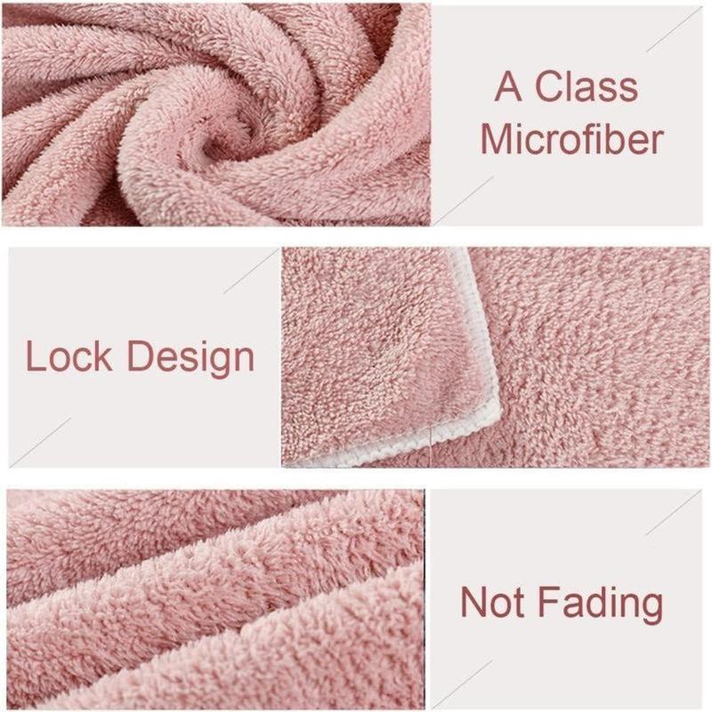 DryLuxe™ Microfiber Hair Drying Cap - 3 Pack