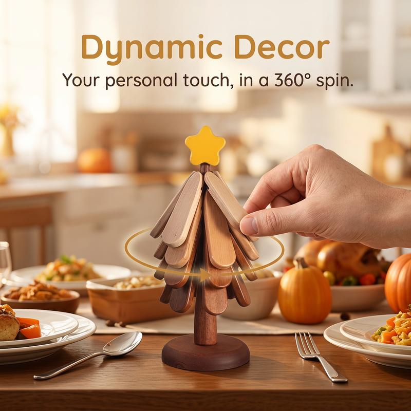 PineNest™ Wooden Tree Trivet