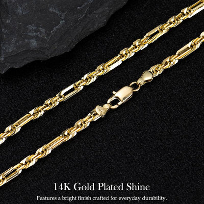GildLink™ 14K Gold Milano Rope Chain