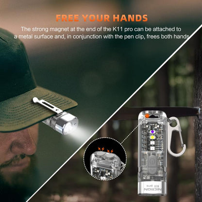 LúmenPro K1™ - Mini Linterna Magnética Recargable