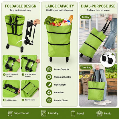 RollTote™ Foldable Shopping Trolley