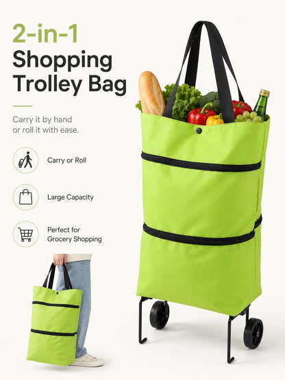 RollTote™ Foldable Shopping Trolley
