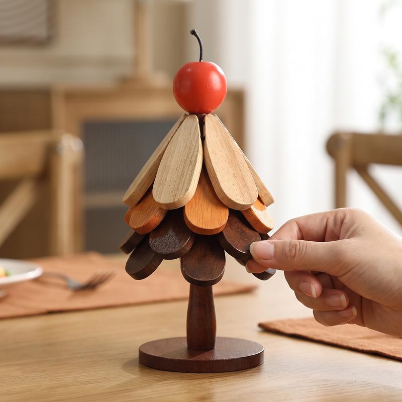 PineNest™ Wooden Tree Trivet