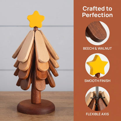 PineNest™ Wooden Tree Trivet