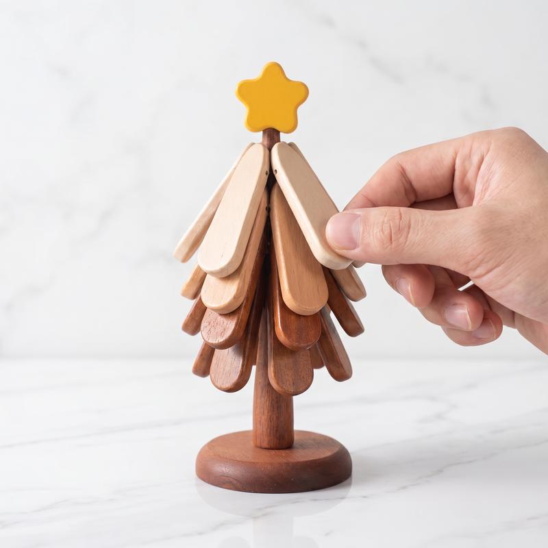 PineNest™ Wooden Tree Trivet
